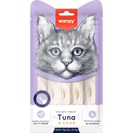 Wanpy lízací pasta tuňák a krab 5 × 14 g - Pamlsky pro kočky