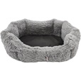 Pelech 8 hran flanel Ruby světle šedá 45 cm - Pelíšky pro kočky, textilní boudy