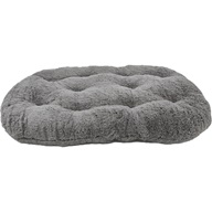 Polštář ovál flanel Ruby světle šedá 100 cm - Pelíšky pro psy, pelechy, textilní boudy