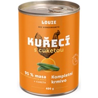 Louie pro psy kuřecí s cuketou 400 g 