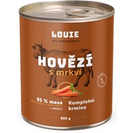 Louie pro psy hovězí s mrkví 800 g 