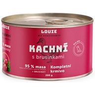 Louie pro psy kachní s brusinkami 200 g