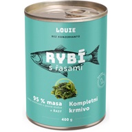 Louie pro psy rybí s řasami 400 g - Konzervy pro psy