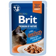 Brit Premium by Nature Delicate Fillets in Gravy with Turkey 85 g