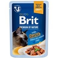Brit Premium by Nature Delicate Fillets in Gravy with Tuna 85 g
