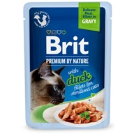 Brit Premium by Nature Delicate Fillets in Gravy with Duck Sterilised 85 g