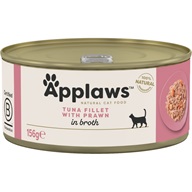 Applaws Cat tuňákové filety s krevetami 156 g