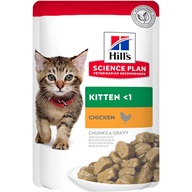 Hill's Science Plan Feline Kitten Chicken kapsička 12 x 85 g - Kapsičky pro kočky