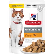 Hill's Science Plan Feline Adult Sterilised Chicken kapsička 12 x 85 g - Kapsičky pro kočky