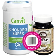 Canvit Chondro Super pro psy 230 g + Canvit BARF Kelp 60 g - Kosti a klouby