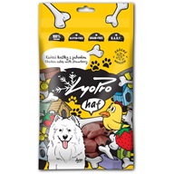 LyoPro haf Kuřecí kostky s jahodou 50 g - Pamlsky pro psy
