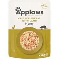 Applaws Cat Pouch kuřecí prsa s jehněčím v želé 70 g