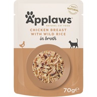 Applaws Cat Pouch kuřecí prsa s divokou rýží 70 g
