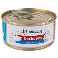 ALL ANIMALS Kočkopes steak z kachny 100 g