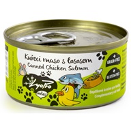 LyoPro mňau Kuřecí maso s lososem 85 g