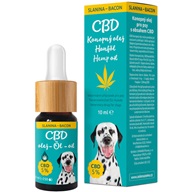 Zelená země CBD konopný olej s příchutí slaniny pro psy 5% 10 ml - Domácí lékárna