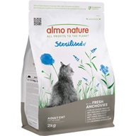 Almo Nature Sterilised with Fresh Anchovies 2 kg - Granule pro kočky, krmivo pro kočky