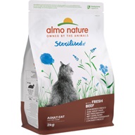 Almo Nature Sterilised with Fresh Beef 2 kg - Granule pro kočky, krmivo pro kočky