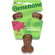 Benebone Wishbone Bacon S - Hračky pro psy