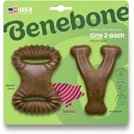 Benebone Dental Chew & Wishbone Bacon XS 2 ks - Hračky pro psy