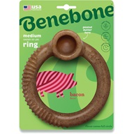 Benebone Ring Bacon M - Hračky pro psy