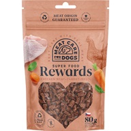 Meat Care Rewards Dog kuřecí s mrkví a bazalkou 80 g - Dropsy