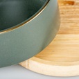 Duvo+ Stone Timber miska tmavě zelená 450 ml - Misky a příslušenství