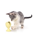 Ebi Petit Puffi hračka s lízací kuličkou žlutá - Hračky pro kočky, catnip