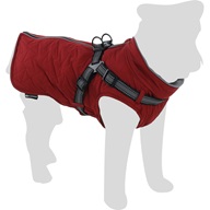 Flamingo Duker zimní obleček 35 cm červený - Oblečky pro psy: vesty, bundy, kombinézy