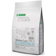 Nature's Protection Superior Care White Cats Adult Grain Free Herring 1,5 kg - Granule pro kočky, krmivo pro kočky