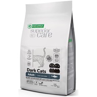 Nature's Protection Superior Care Dark Cats Adult Grain Free Herring 1,5 kg - Granule pro dospělé kočky
