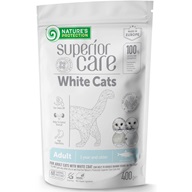 Nature's Protection Superior Care White Cats Adult Grain Free Herring 400 g - Granule pro kočky, krmivo pro kočky