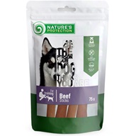 Nature's Protection Beef Sticks 75 g - Pamlsky pro psy