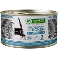Nature's Protection Kitten Starter Mousse Chicken 200 g - Konzervy pro kočky