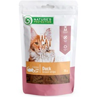 Nature's Protection Cat Duck Breast Strips 75 g - Pamlsky pro kočky