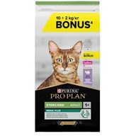 Pro Plan Cat Adult Sterilised Renal Plus krůta 10 + 2 kg - Granule pro kočky, krmivo pro kočky