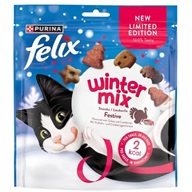 Felix Winter Mix Festive Snacks 200 g - Pamlsky pro kočky