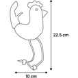 Flamingo Yutsa kohoutek hnědá - Hračky pro kočky, catnip