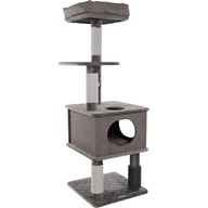 Flamingo škrabadlo Teor 142 cm šedé