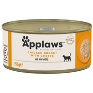 Applaws Cat kuřecí prsa se sýrem 156 g