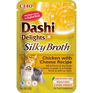 Inaba Dashi Delights Silky Broth kuře a sýr 40 g - Kapsičky pro kočky