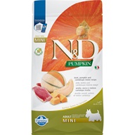 N&D Pumpkin Dog Duck & Cantaloupe Adult Mini 2 kg - Granule pro psy