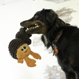 KONG Cuteseas Rufflez Hermit Crab S/M - Hračky pro psy