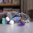 KONG Wrangler Angler Fish mix - Hračky pro kočky, catnip