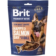 Brit Premium by Nature Snacks Happy Salmon Day with Dill 180 g - Pamlsky pro psy