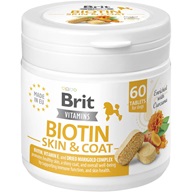 Brit Vitamins Skin & Coat 60 tablet 120 g - Doplňky výživy, zubní péče