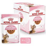 Royal Canin Kitten Sterilised multipack 12 × 85 g - Kapsičky pro kočky