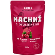 Louie pro psy kachní s brusinkami 300 g