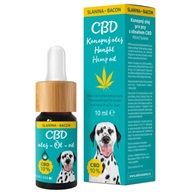 Zelená země CBD konopný olej s příchutí slaniny pro psy 10% 10 ml - Doplňky výživy, zubní péče