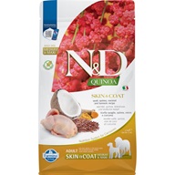 N&D QUINOA Dog Skin & Coat Quail Adult Medium & Maxi 2,5 kg - Granule pro psy
